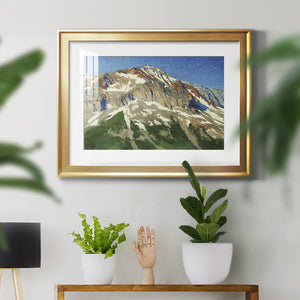 Vermillion Ascent - Modern Framed Art Print