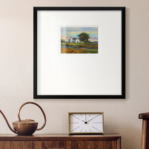 Down by the Barn Premium Framed Print Double Matboard