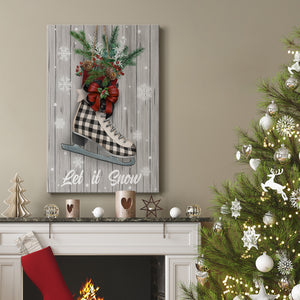 Christmas Skates - Gallery Wrapped Canvas