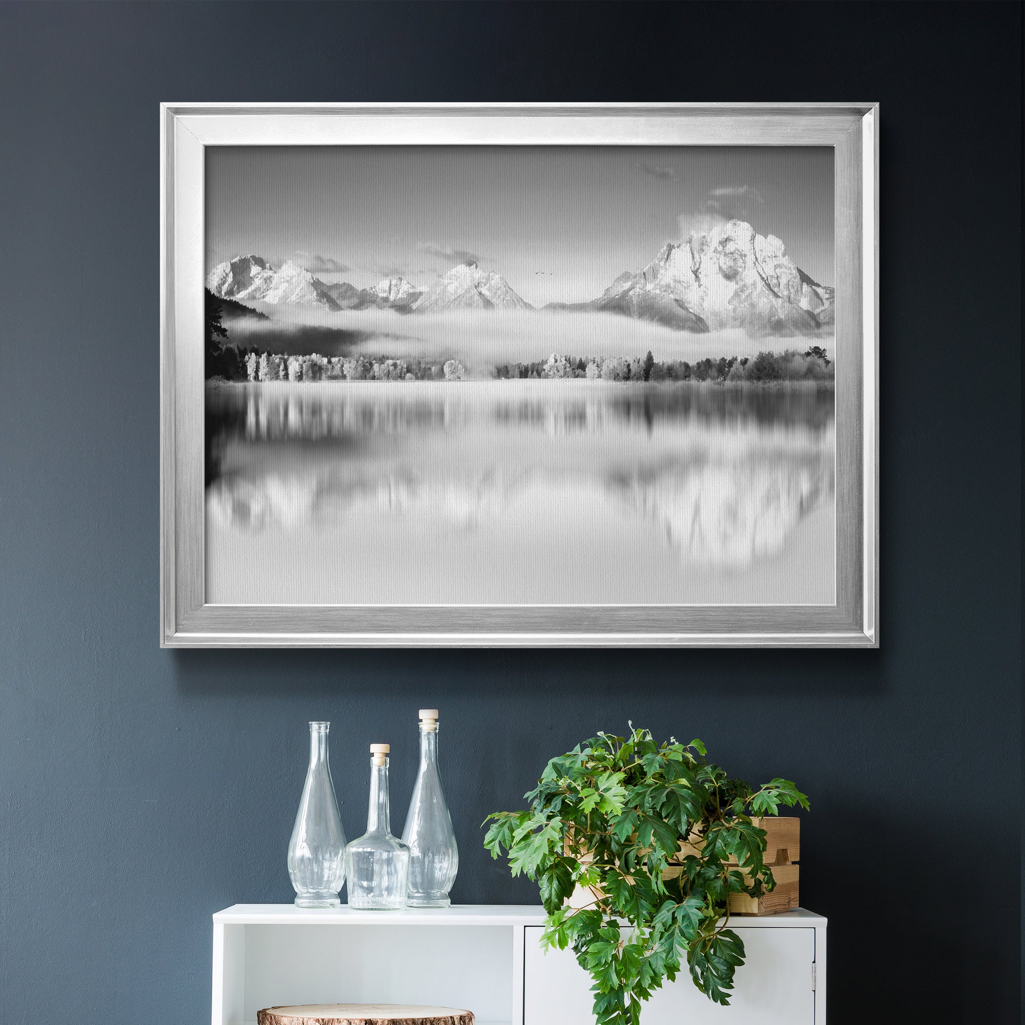 Peak Reflection Premium Classic Framed Canvas - Ready to Hang