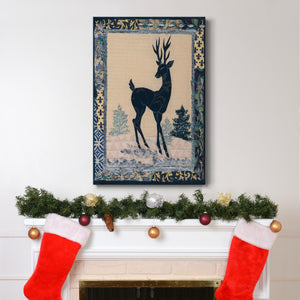 Deer Silhouette Premium Gallery Wrapped Canvas - Ready to Hang