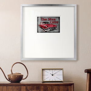 The Man Cave Premium Framed Print Double Matboard