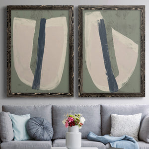 Paper Slice III - Premium Framed Canvas 2 Piece Set - Ready to Hang
