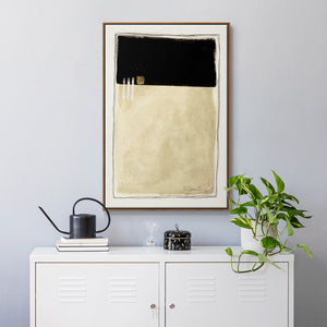 Inner Musing II - Framed Premium Gallery Wrapped Canvas L Frame - Ready to Hang