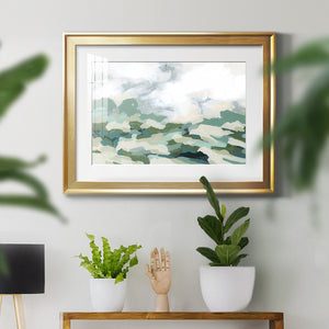 Verdant Hillside II - Modern Framed Art Print