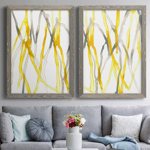 Runnel XIX - Barnwood Framed Canvas Set