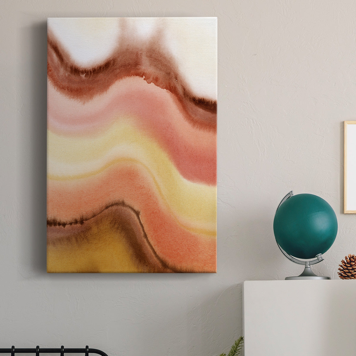 Warm Sediment II Premium Gallery Wrapped Canvas - Ready to Hang