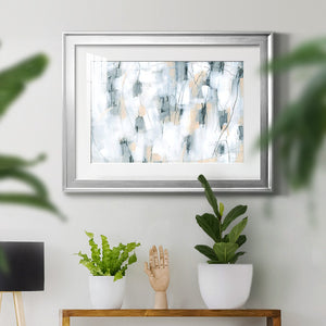 Stone Hatchmarks II - Modern Framed Art Print