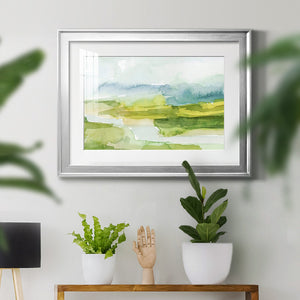 Watery Lowlands I Premium Framed Print - Ready to Hang