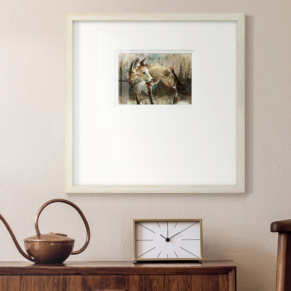 Lodge Twilight I Premium Framed Print Double Matboard