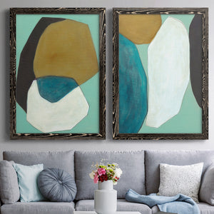 Boulder I - Barnwood Framed Canvas Set