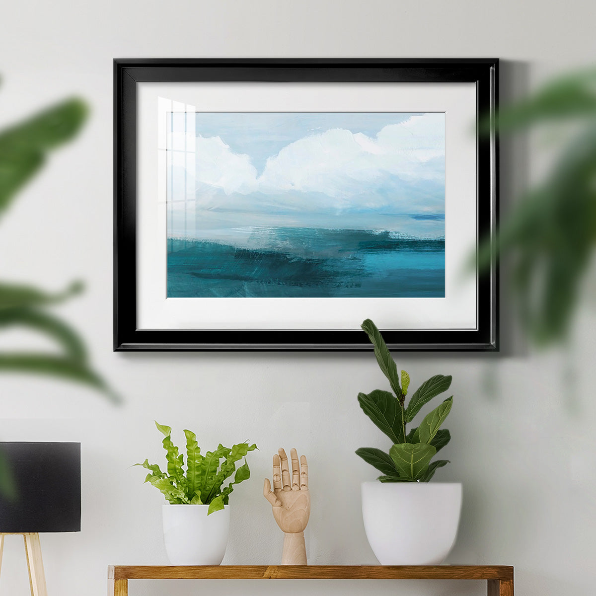 Azure Rising I Premium Framed Print - Ready to Hang