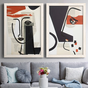 Faces of A Century V - Barnwood Framed Canvas Set