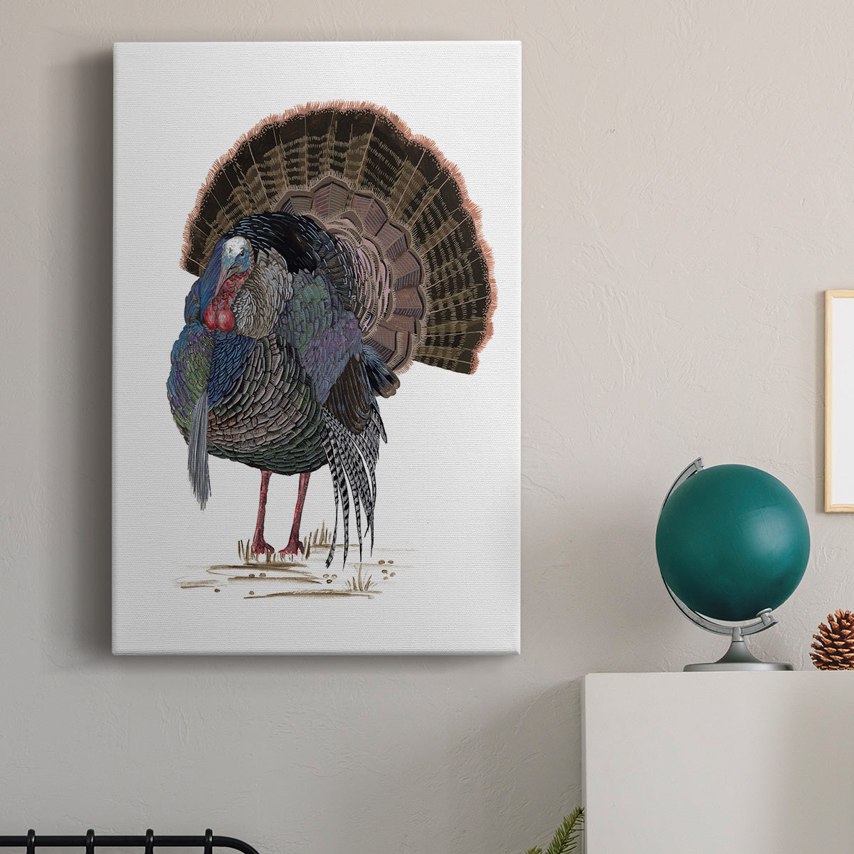 Turkey Study II Premium Gallery Wrapped Canvas - Ready to Hang