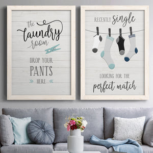 Drop Your Pants - Premium Framed Canvas 2 Piece Set - Ready to Hang