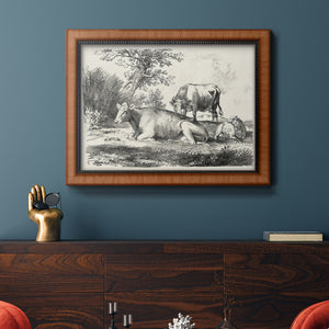 Rural Charms IV Premium Framed Canvas- Ready to Hang