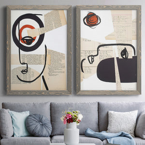 Faces of A Century I - Barnwood Framed Canvas Set