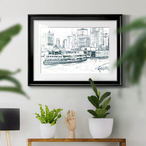 Ferryboats IV - Modern Framed Art Print
