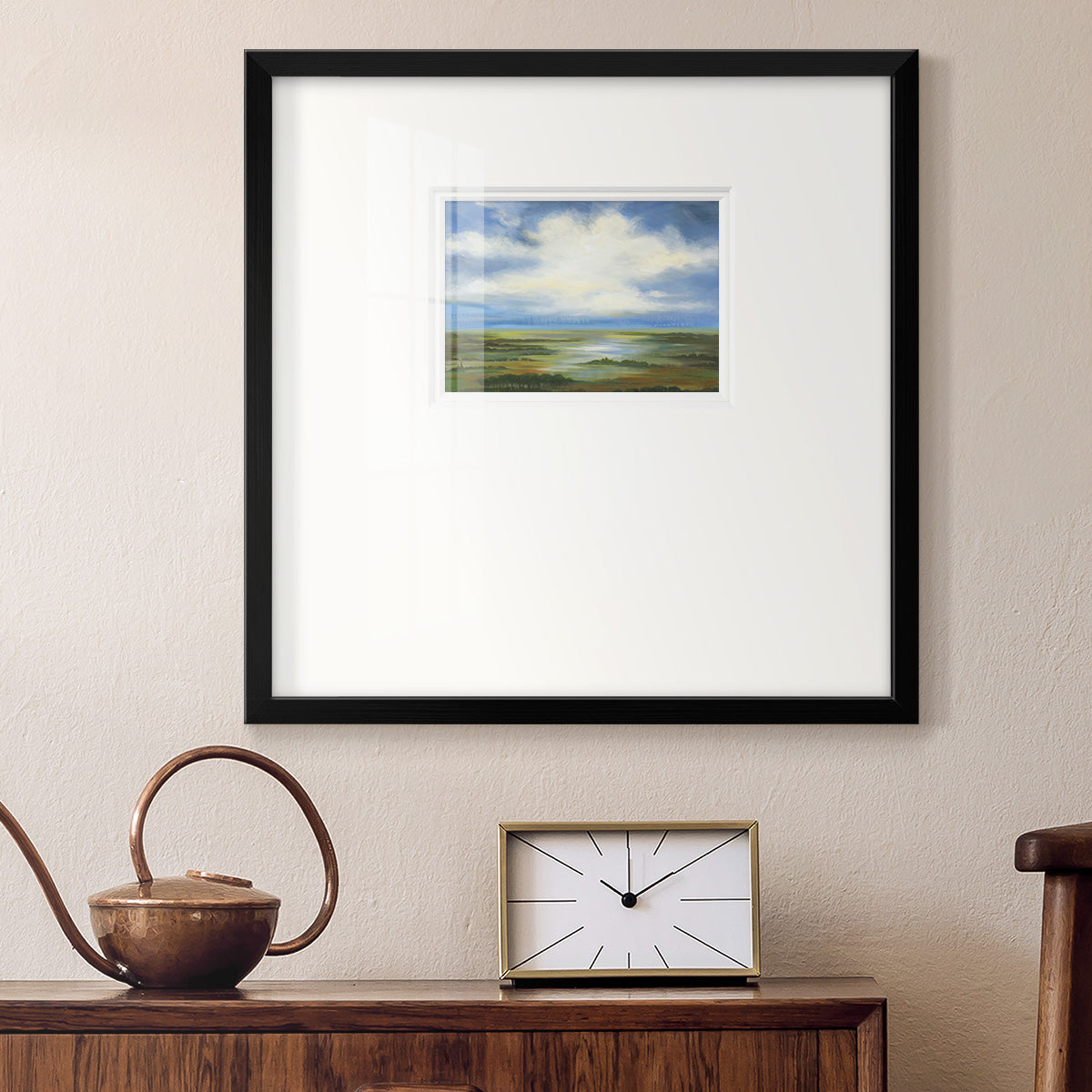 Lighting the Way Premium Framed Print Double Matboard