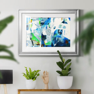 Down the Rapids - Modern Framed Art Print