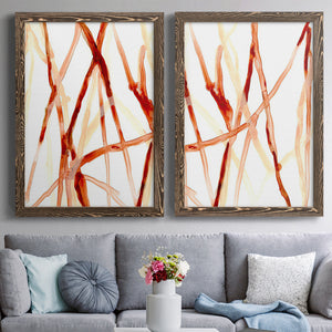 Runnel V - Barnwood Framed Canvas Set