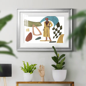 Vintage Vibes III - Modern Framed Art Print