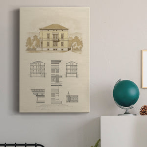 Estate and Plan II - Canvas Art Print