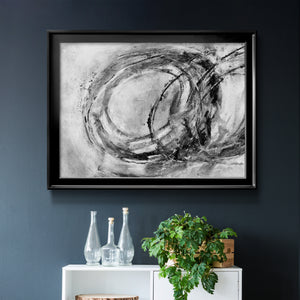 Infinity Rings I - Modern Framed Canvas Print