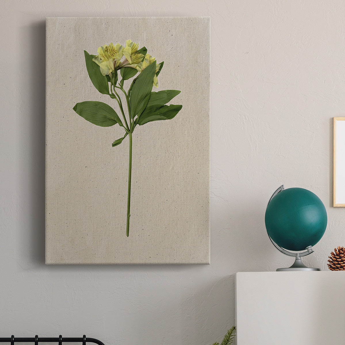 Pretty Pressed Flowers II Premium Gallery Wrapped Canvas - Ready to Hang