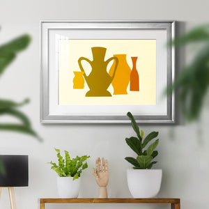 Posing Pottery I - Modern Framed Art Print