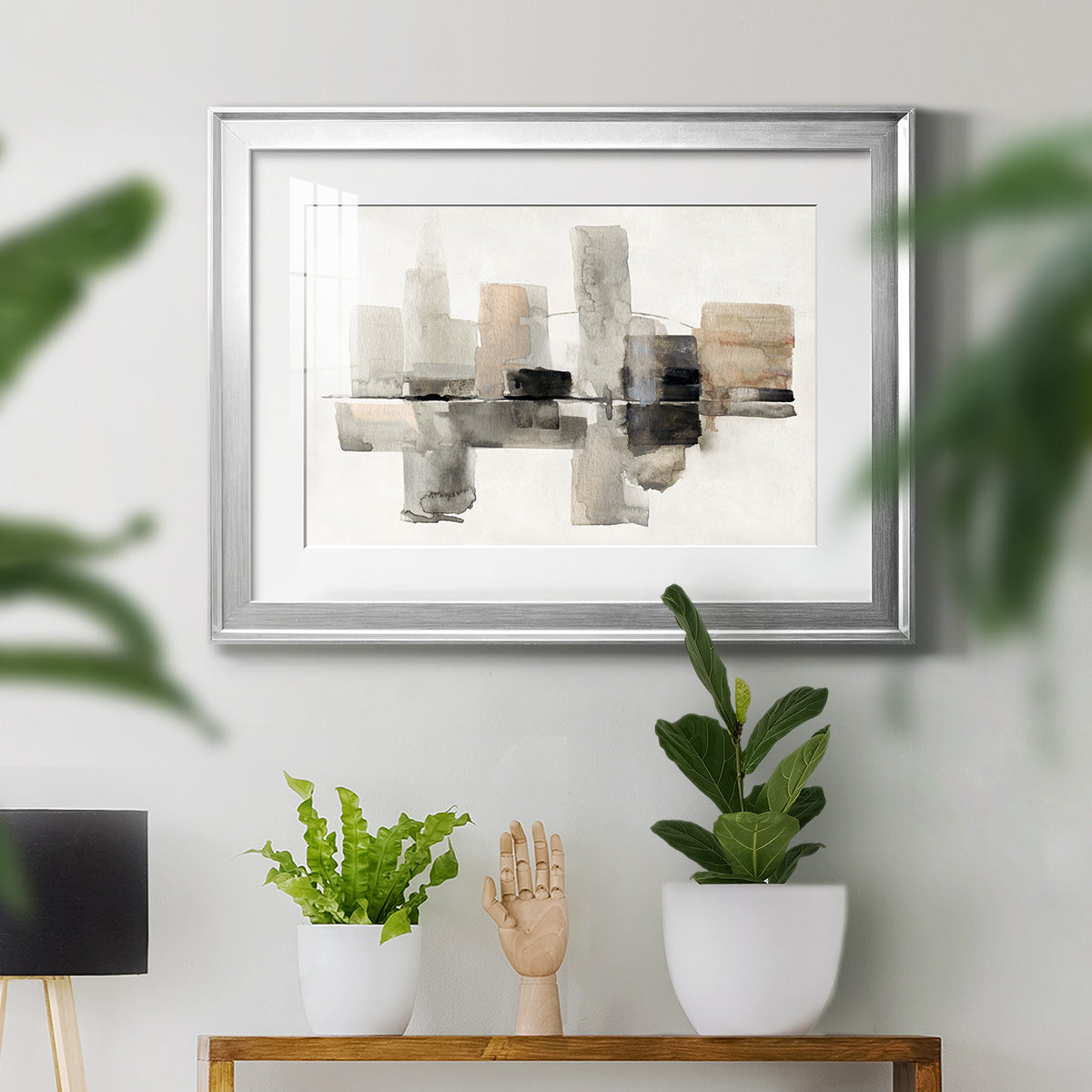 Urban Oasis I Premium Framed Print - Ready to Hang