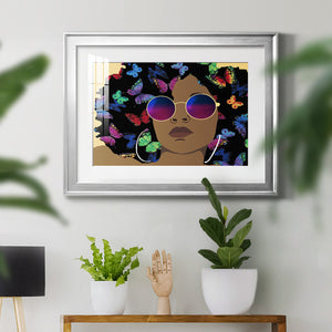 Butterfly Diva I - Modern Framed Art Print