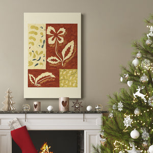 Festive Floral II - Gallery Wrapped Canvas