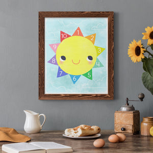 Counting Sun - Premium Canvas Framed in Barnwood - Ready to Hang