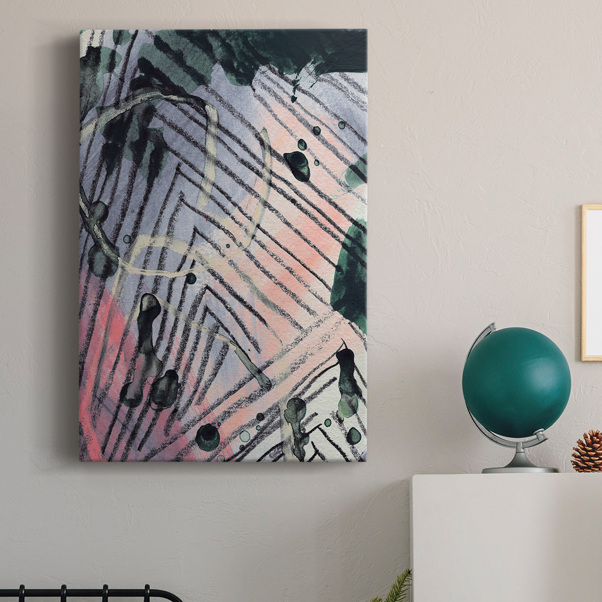 Angled Spaces IV Premium Gallery Wrapped Canvas - Ready to Hang