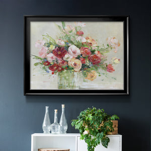 Just Peachy - Modern Framed Canvas Print