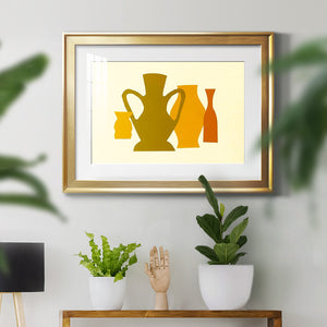 Posing Pottery I - Modern Framed Art Print