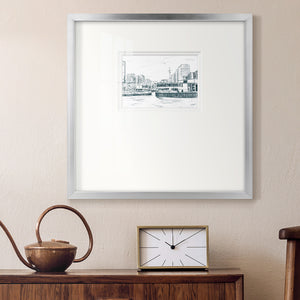 Ferryboats III Premium Framed Print Double Matboard