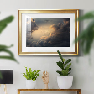 Soaring High Above - Modern Framed Art Print