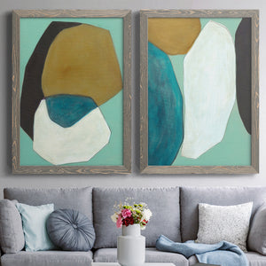 Boulder I - Barnwood Framed Canvas Set