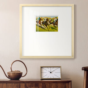 Day at the Races Premium Framed Print Double Matboard