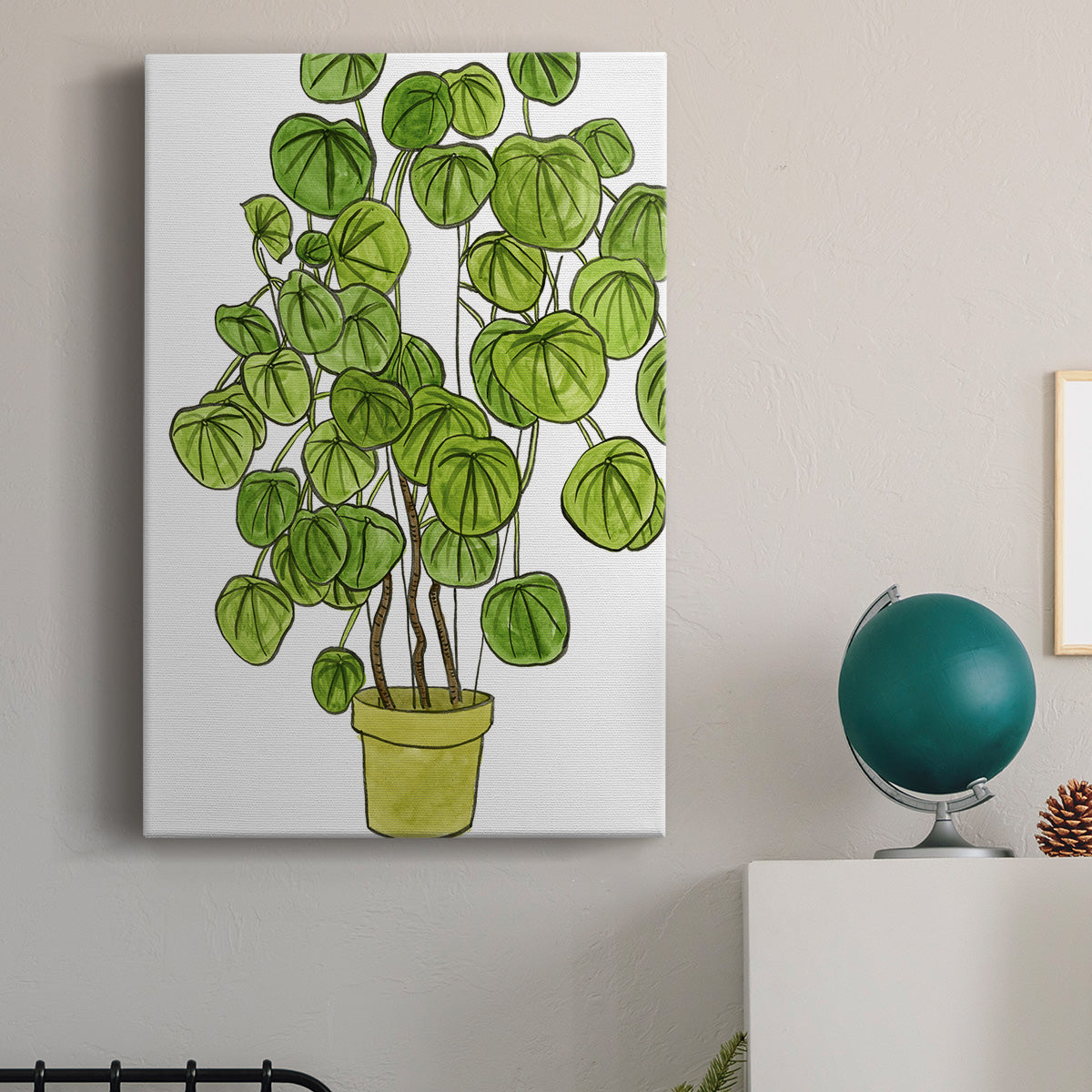 Potted Jungle II Premium Gallery Wrapped Canvas - Ready to Hang