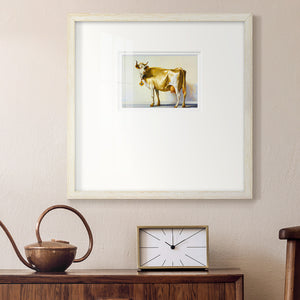 Gold Cow Premium Framed Print Double Matboard