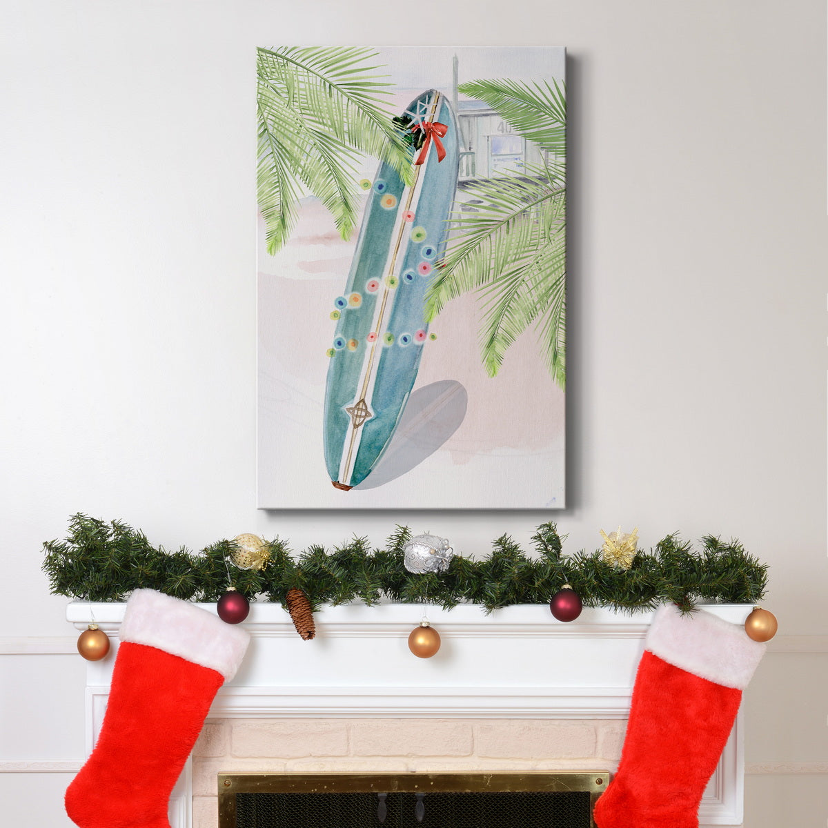 So Cali Christmas Collection B - Gallery Wrapped Canvas
