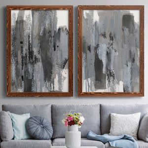 Loft Pastel III - Barnwood Framed Canvas Set
