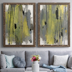 Loft Pastel I - Barnwood Framed Canvas Set