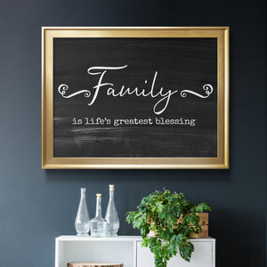Greatest Blessing - Modern Framed Canvas Print
