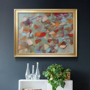 Confetti Party - Modern Framed Canvas Print