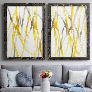 Runnel XIX - Barnwood Framed Canvas Set