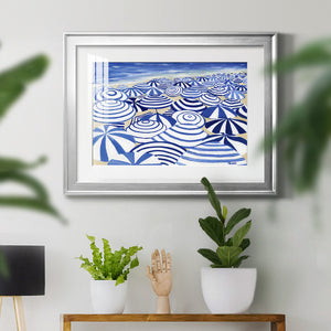 Candy Bowl Prussian Blue - Modern Framed Art Print